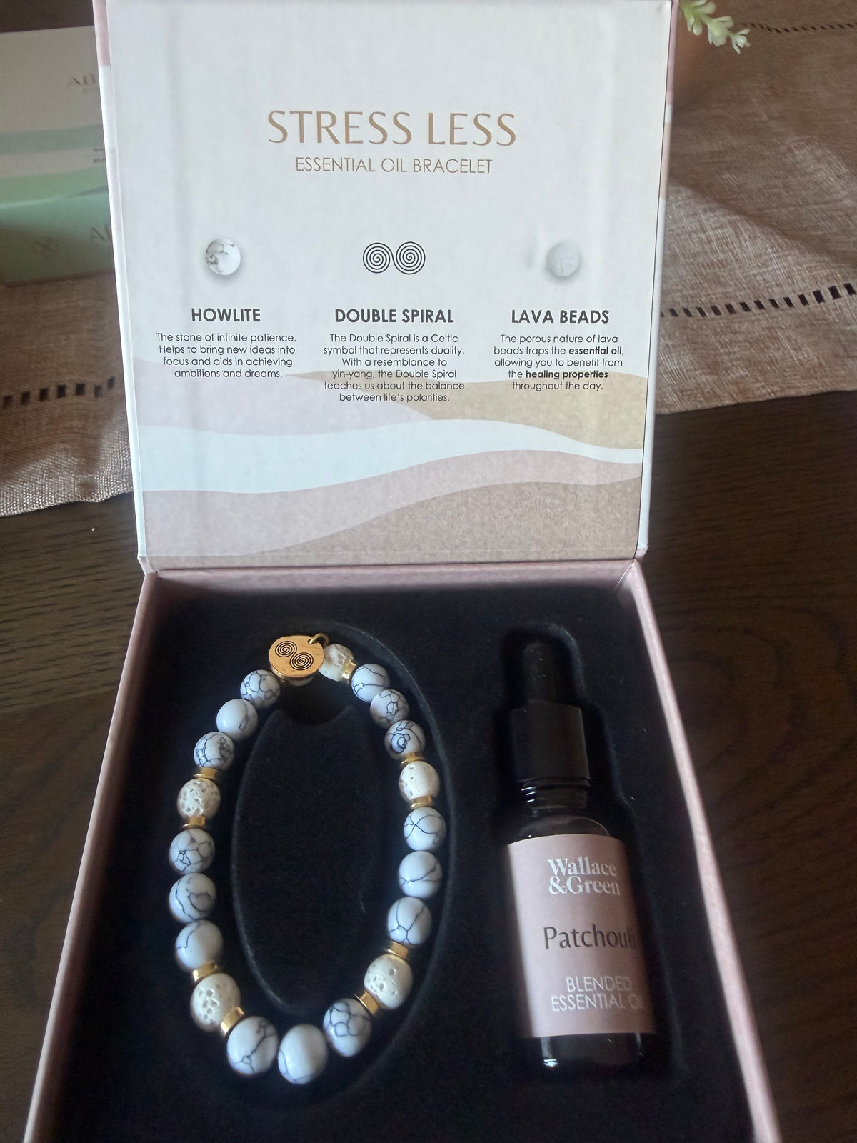Crystal Bracelet & Essential Oil Gift Set