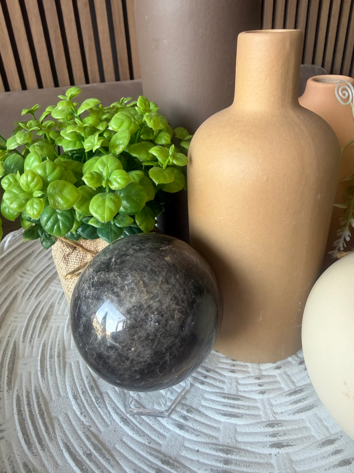 Black Moonstone Sphere