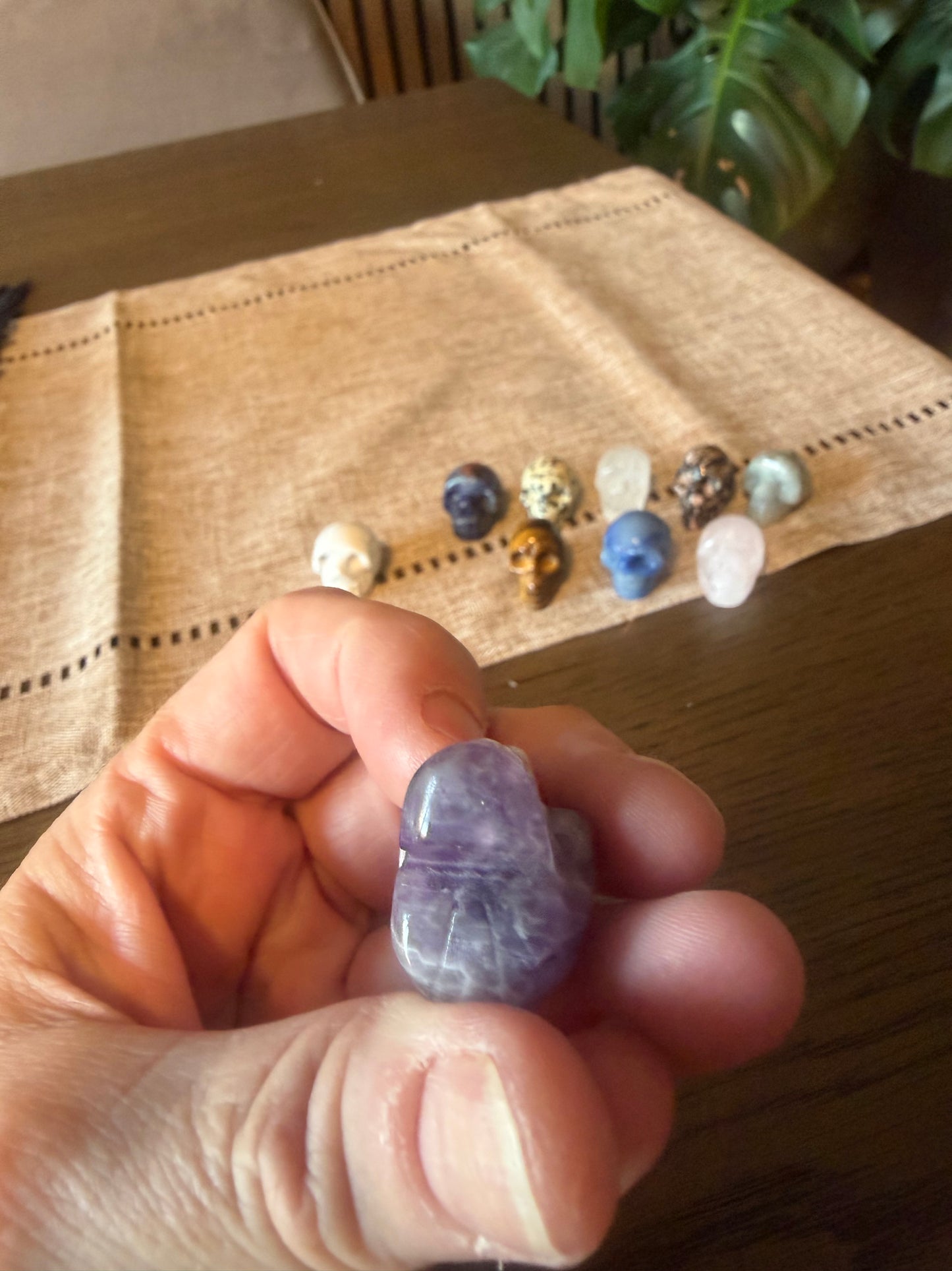Mini Crystal Stone Skulls
