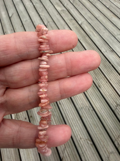 Natural Crystal Chip Bracelets