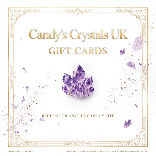 Candy's Crystals UK, Gift Cards