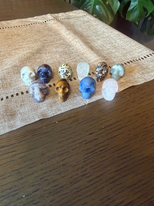Mini Crystal Stone Skulls