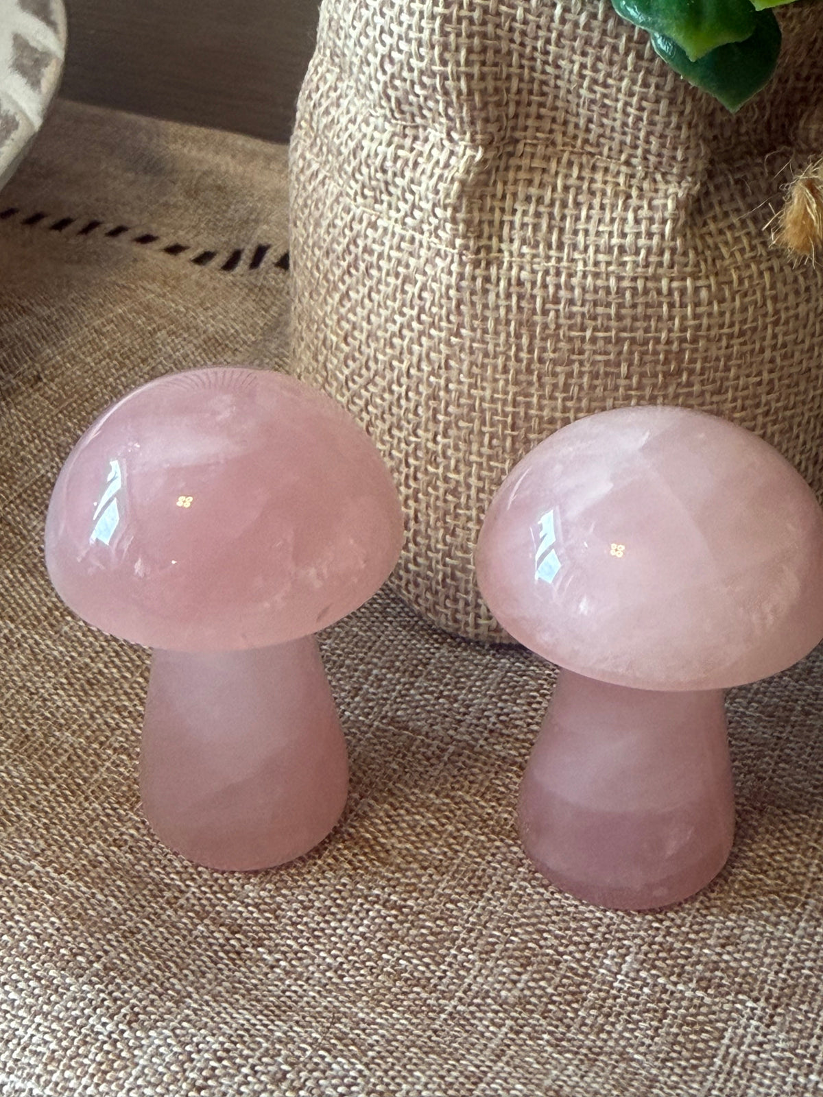 Crystal Mushroom Carving | Medium to Large