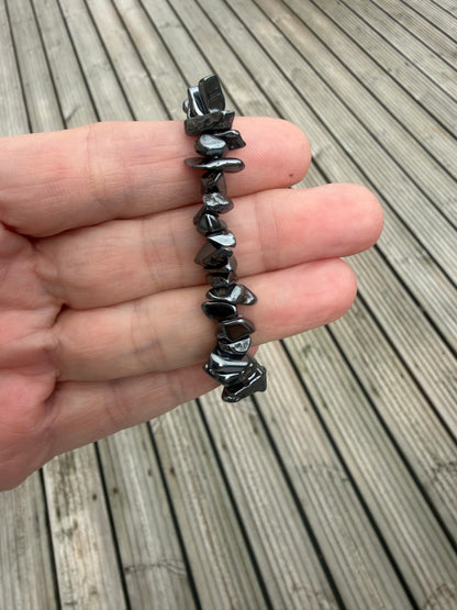 Natural Crystal Chip Bracelets