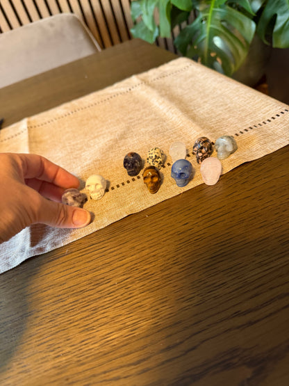 Mini Crystal Stone Skulls