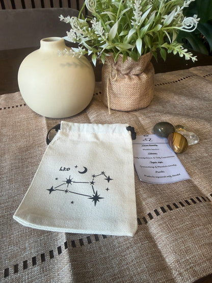 Zodiac Tumble Bag with Information Card