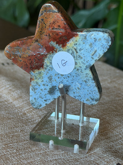 Red Marcasite Stars