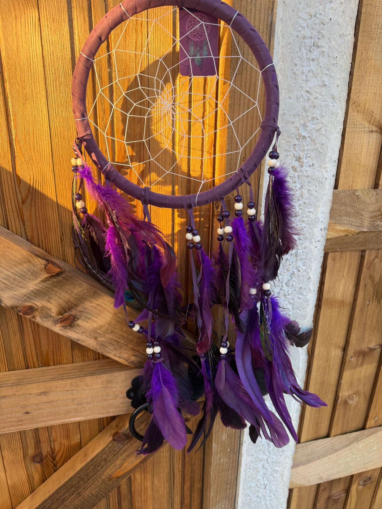 Peacock Feather Dream Catcher