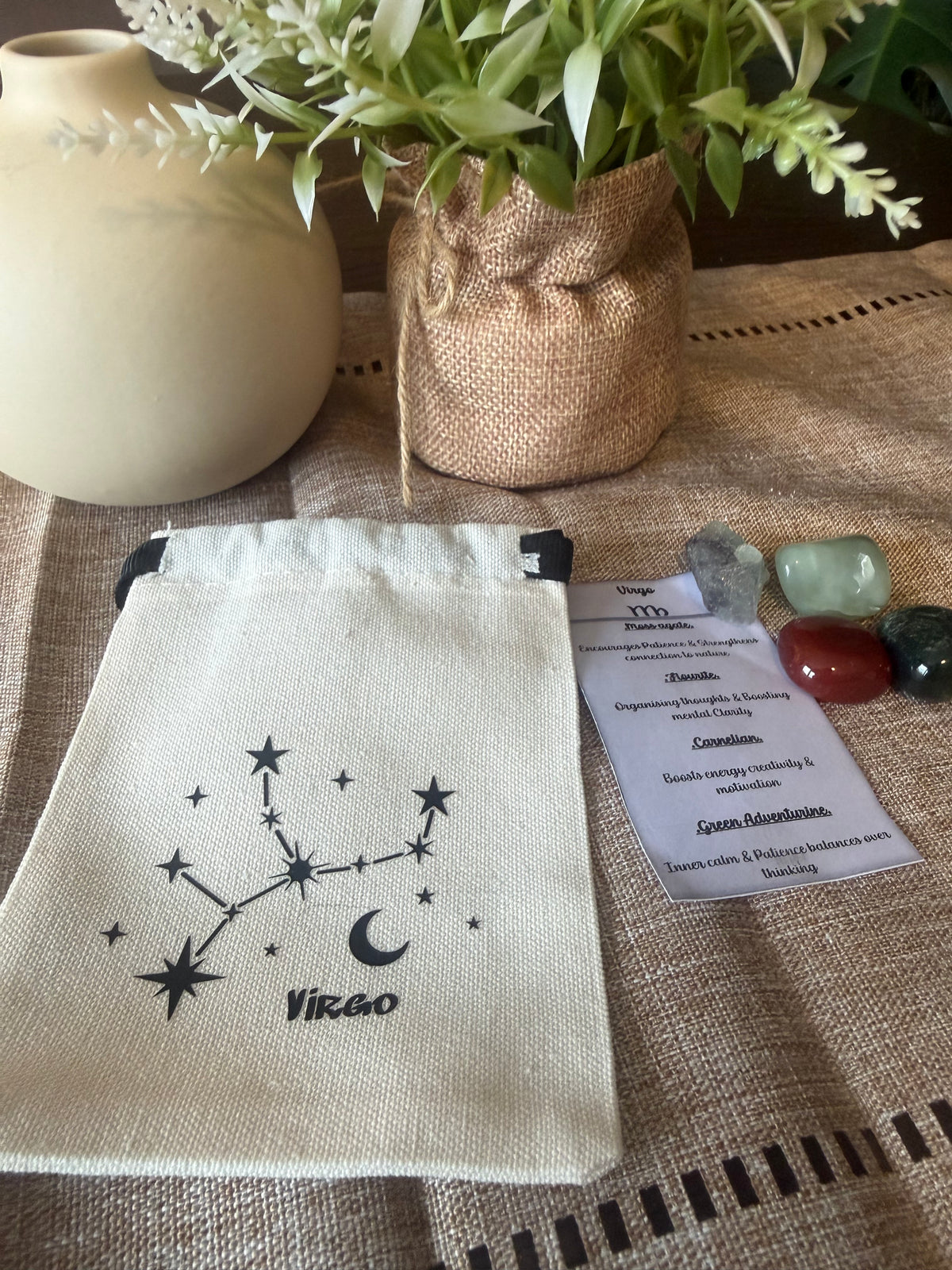 Zodiac Tumble Bag with Information Card