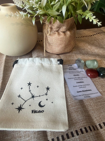 Zodiac Tumble Bag with Information Card