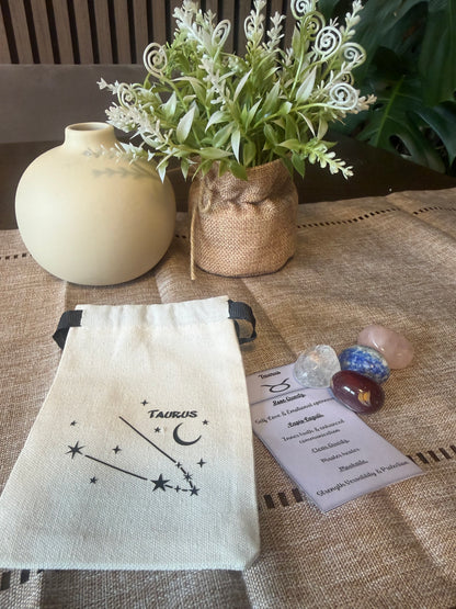 Zodiac Tumble Bag with Information Card