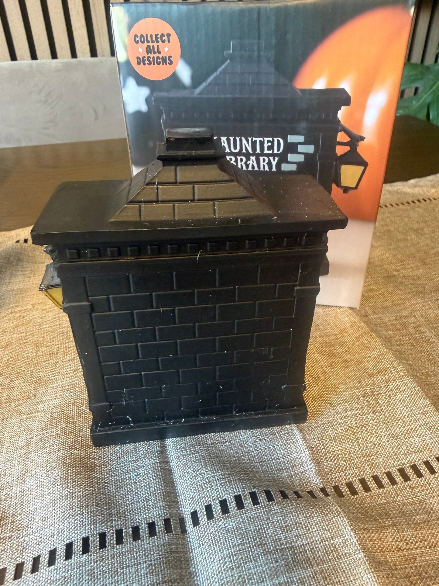 Haunted Library Resin LED Light Up House