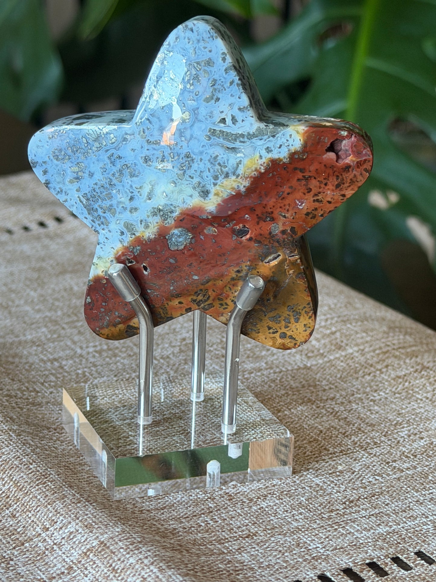 Red Marcasite Stars