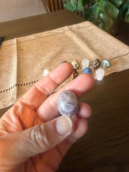 Mini Crystal Stone Skulls