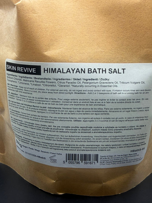 Ancient Wisdom Himalayan Bath Salt — Skin Revive
