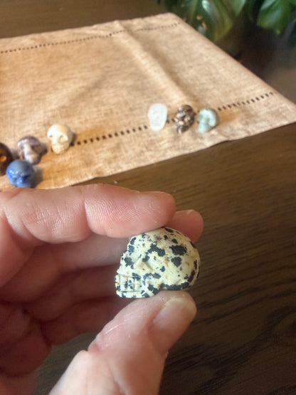 Mini Crystal Stone Skulls