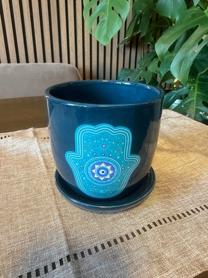 Hand of Hamsa Plant Pot