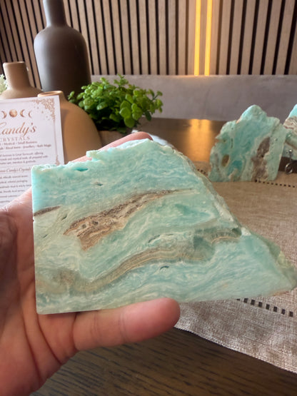 Beautiful Hemimorphite Slabs