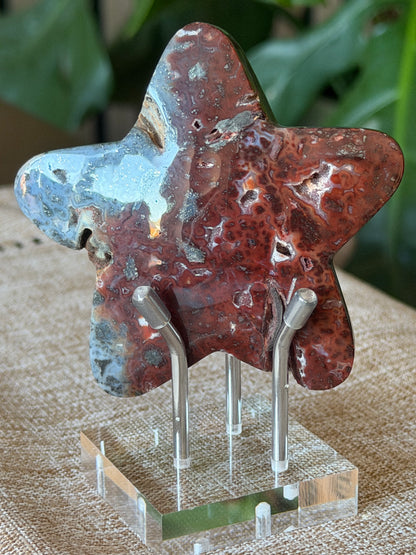 Red Marcasite Stars