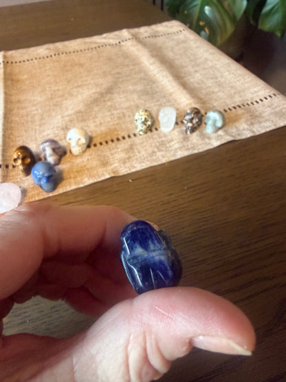 Mini Crystal Stone Skulls