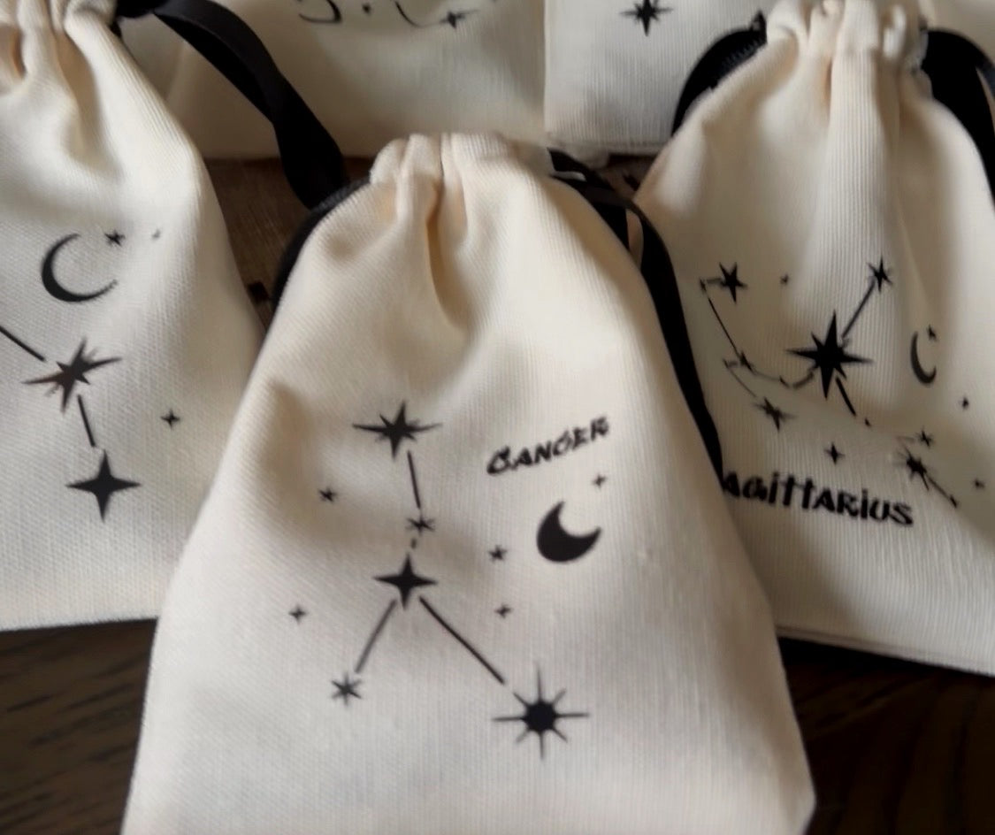 Zodiac Tumble Bag with Information Card
