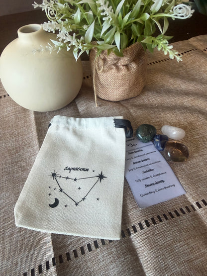 Zodiac Tumble Bag with Information Card