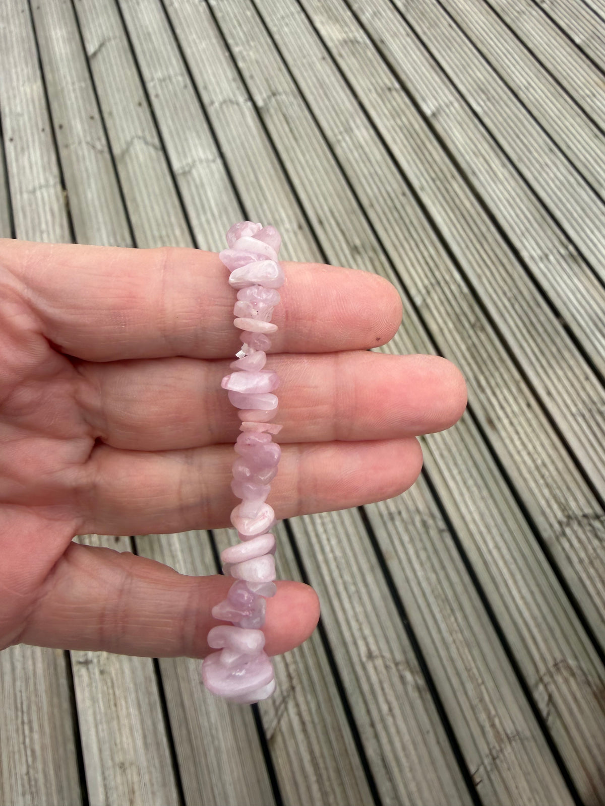 Natural Crystal Chip Bracelets