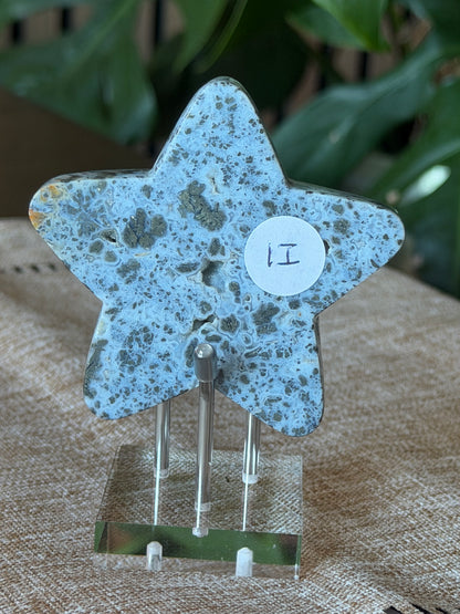Red Marcasite Stars