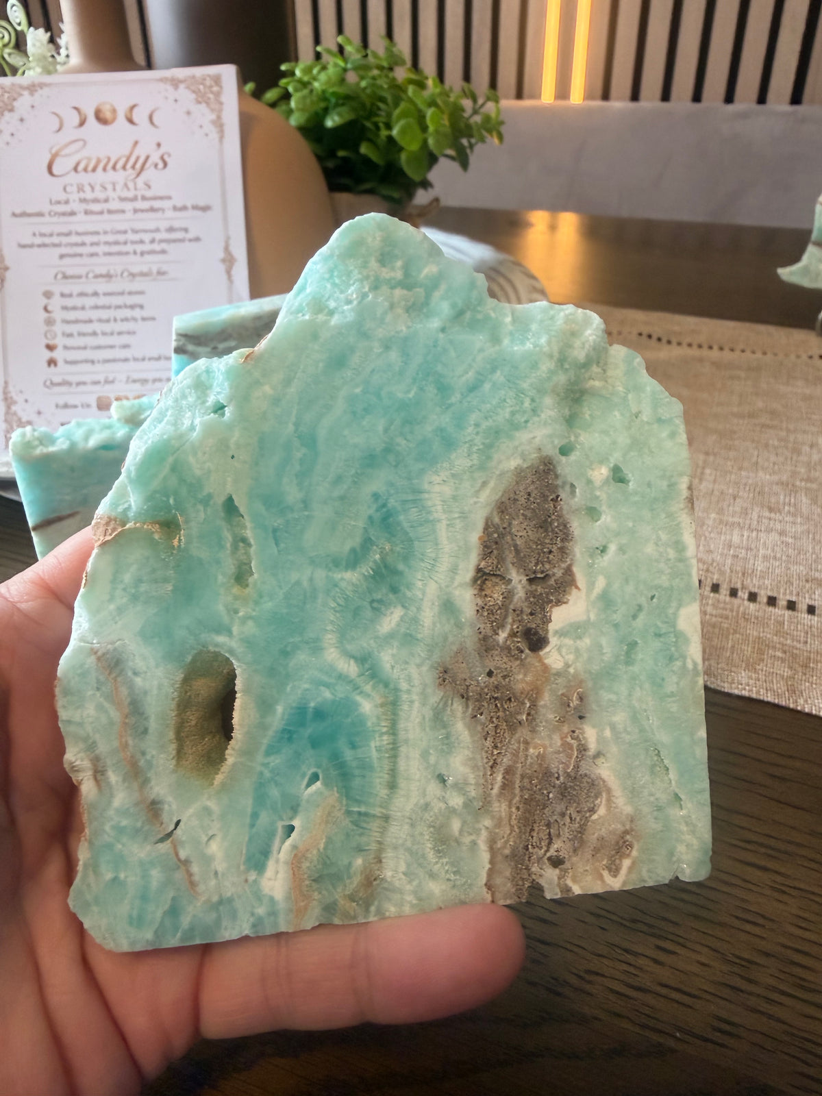 Beautiful Hemimorphite Slabs