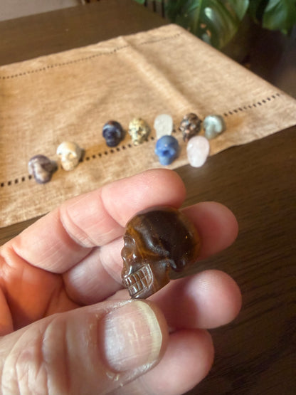 Mini Crystal Stone Skulls