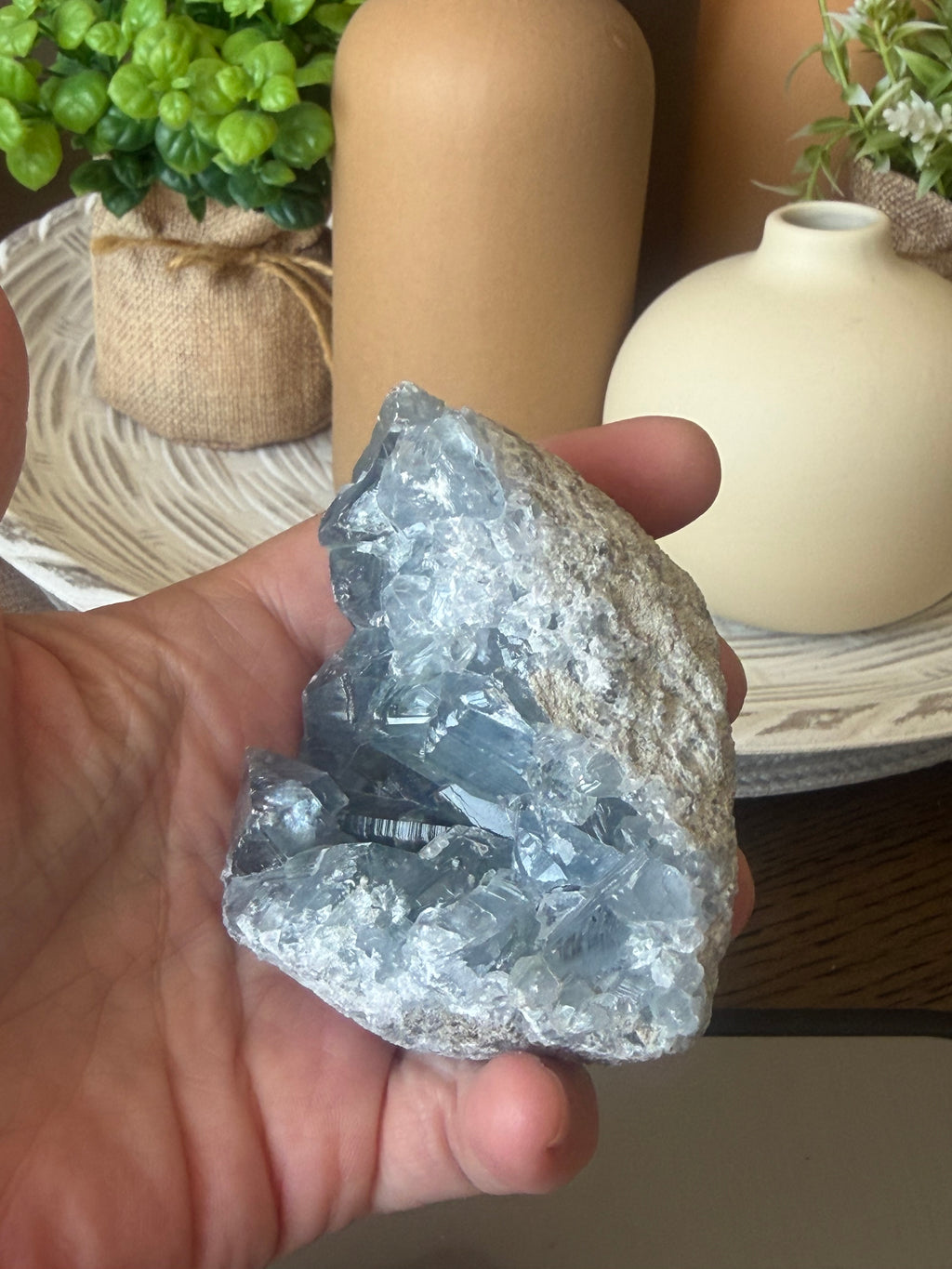 Celestite Freeform – Excellent Clarity