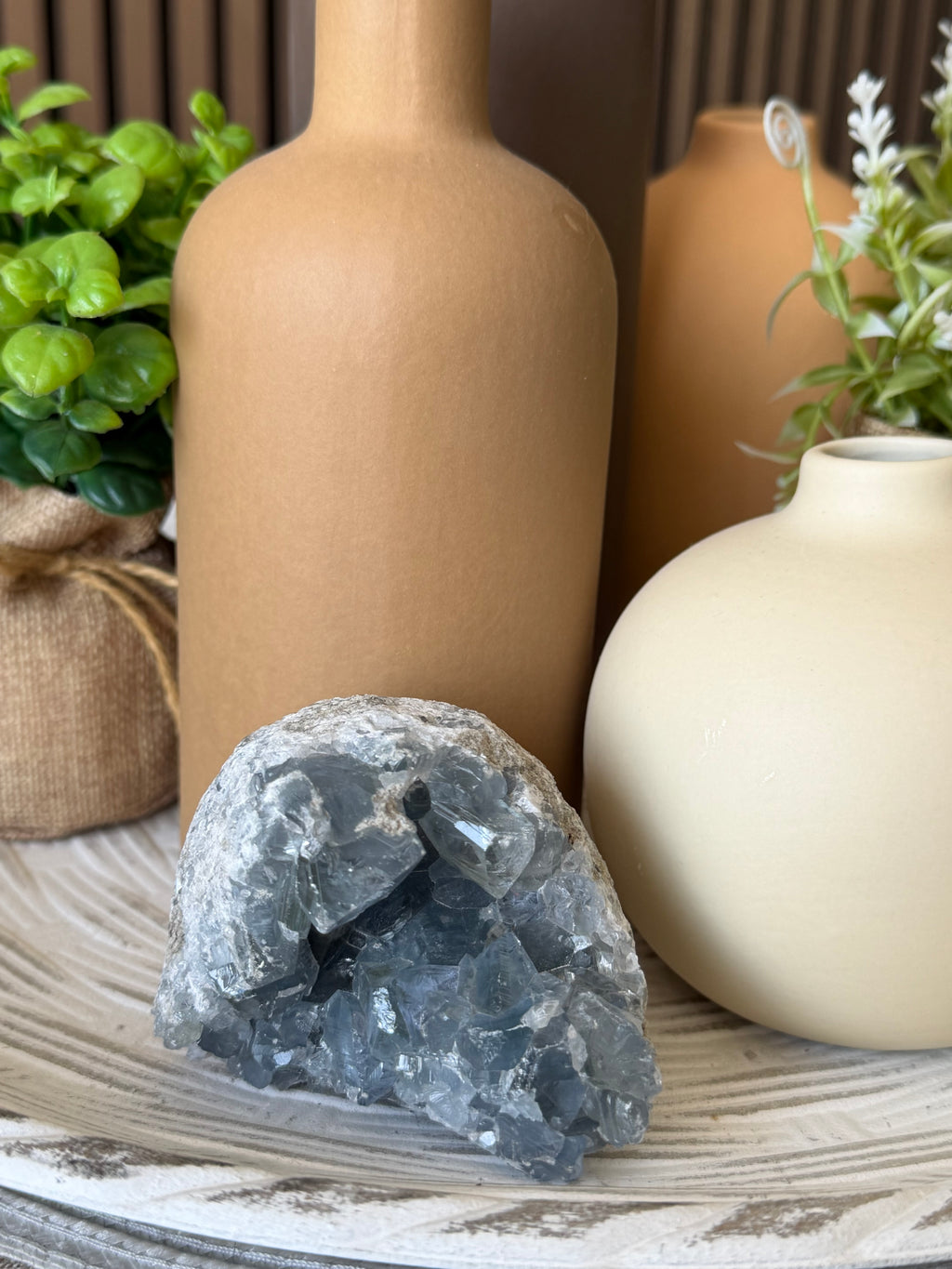 Celestite Freeform – Excellent Clarity