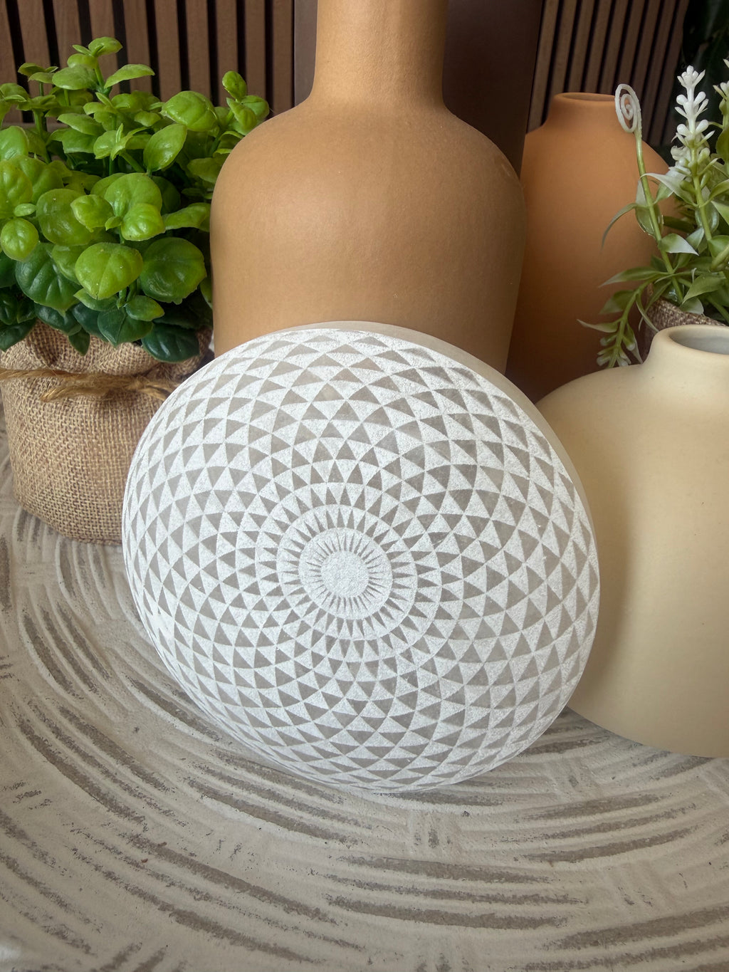 Selenite / Satin Spar Charging Plate – Flower of Life