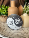 Selenite / Satin Spar Charging Plate – Yin Yang Lotus