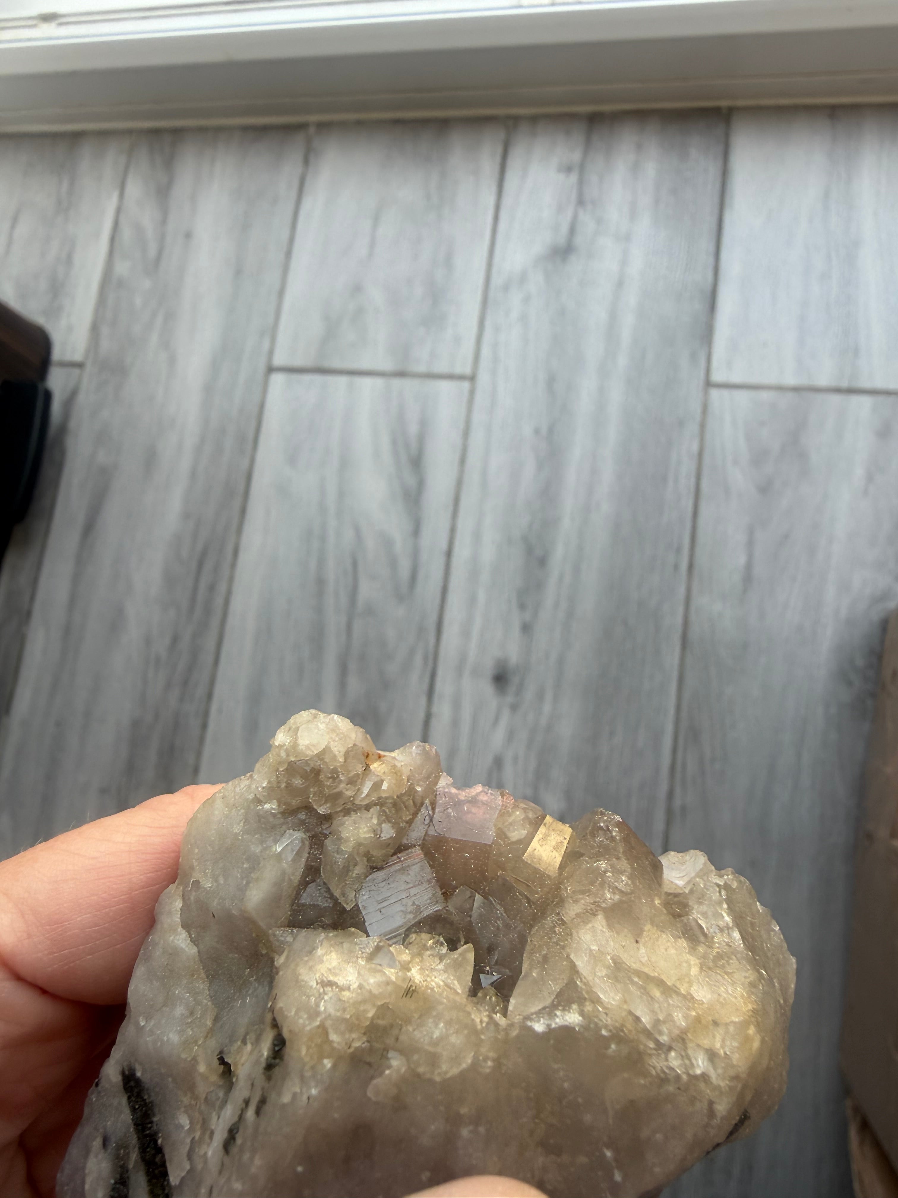 Black Tourmaline in Quartz