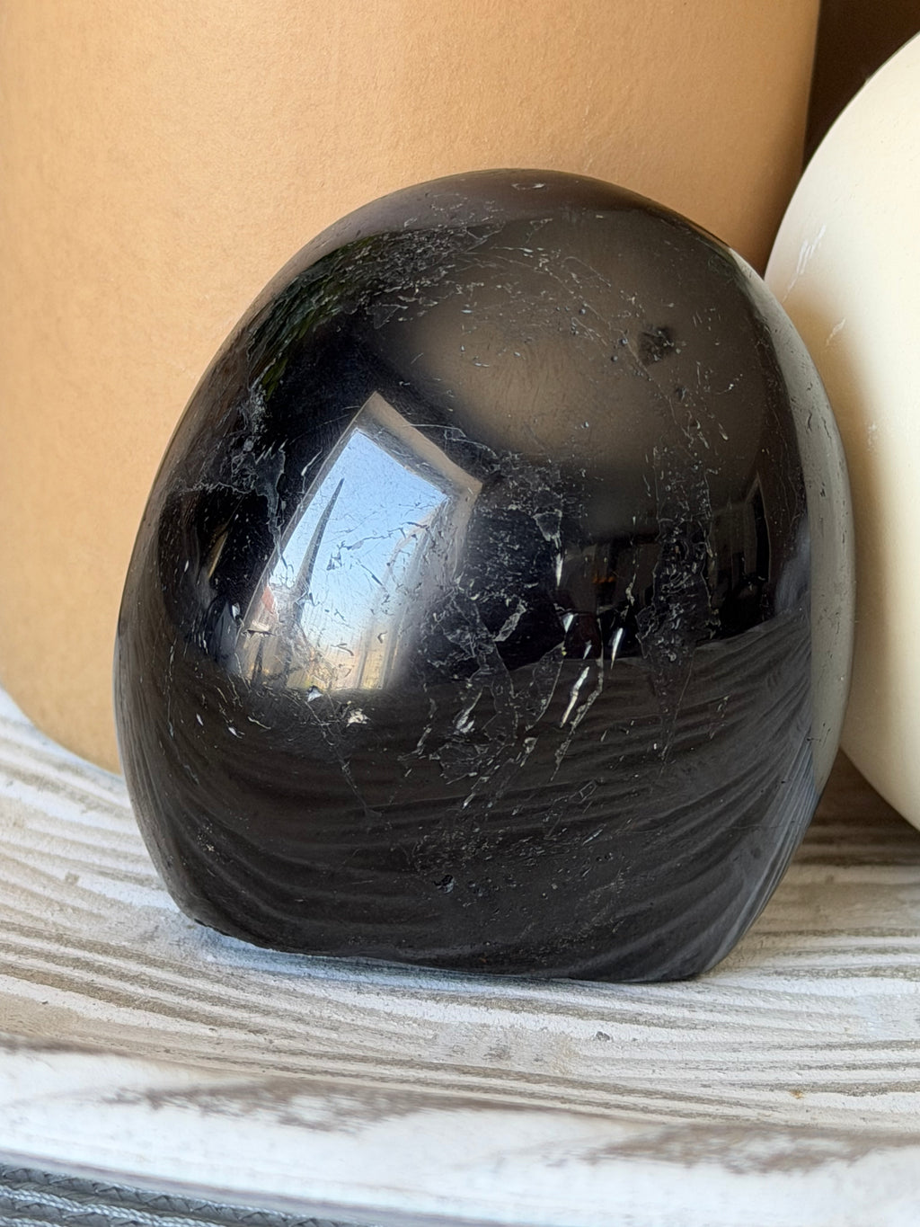 Black Tourmaline Polished Freeform