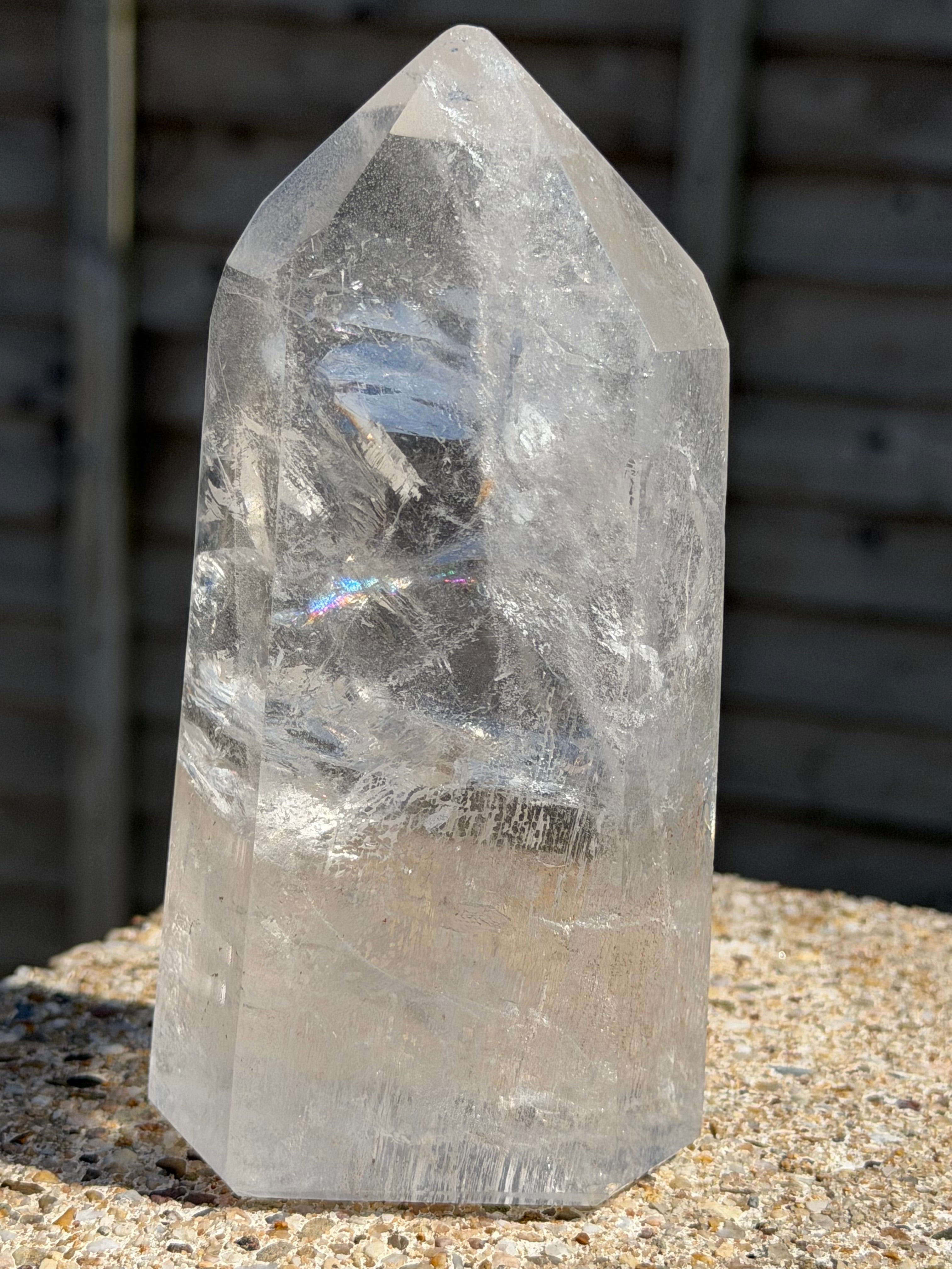 High Grade Clear Quartz Tower / Point