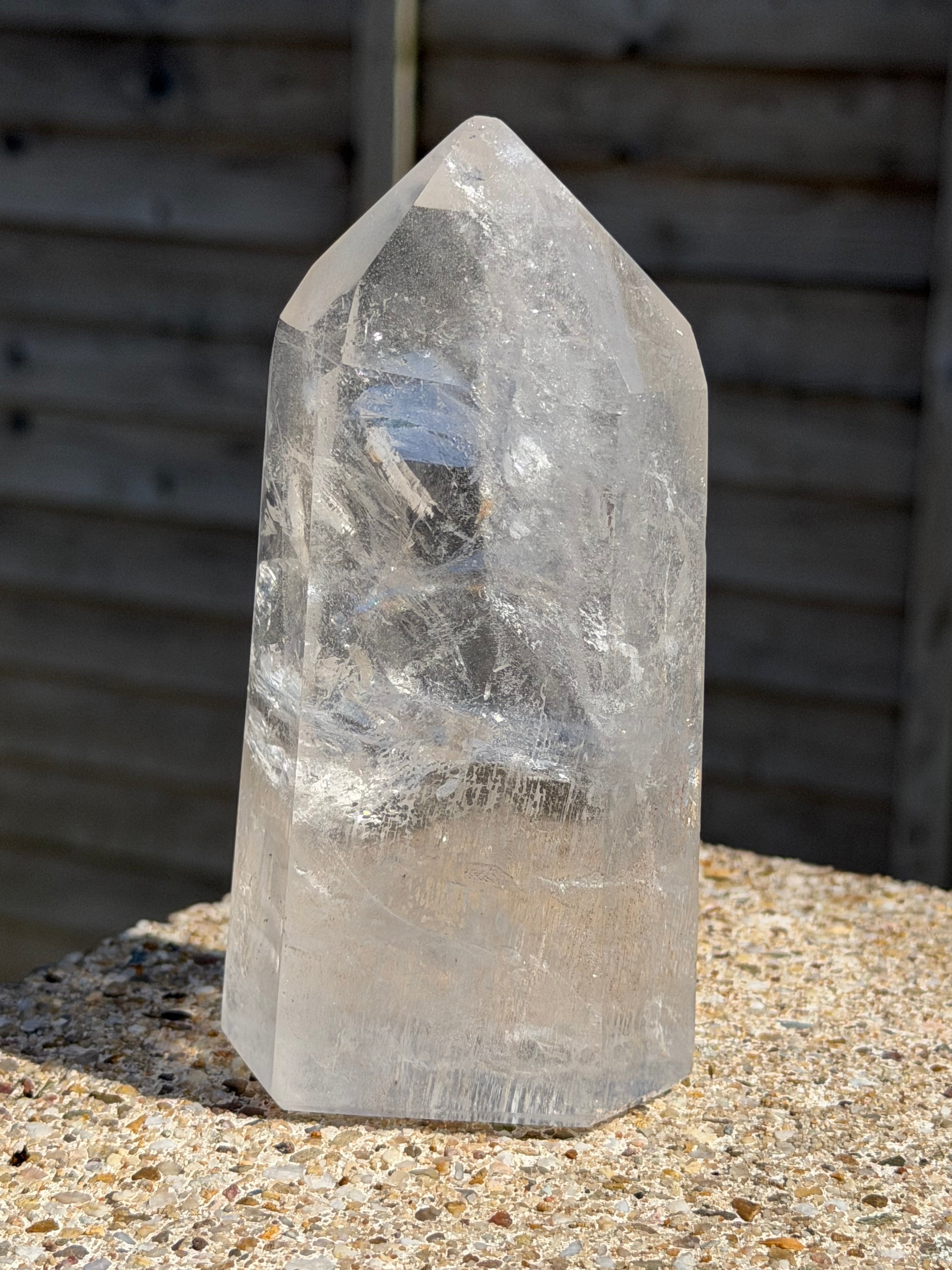 High Grade Clear Quartz Tower / Point