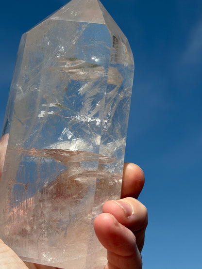 High Grade Clear Quartz Tower / Point