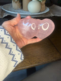 Rose Quartz Double Heart