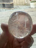 Clear Quartz Palm Stone – Large
