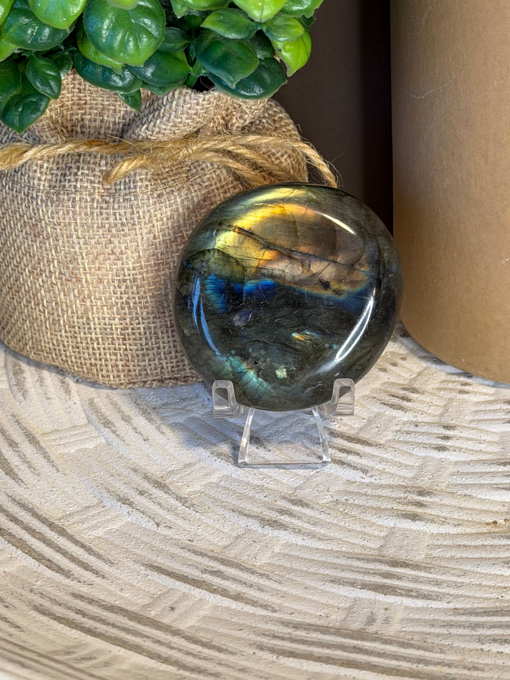 Labradorite Palm Stone