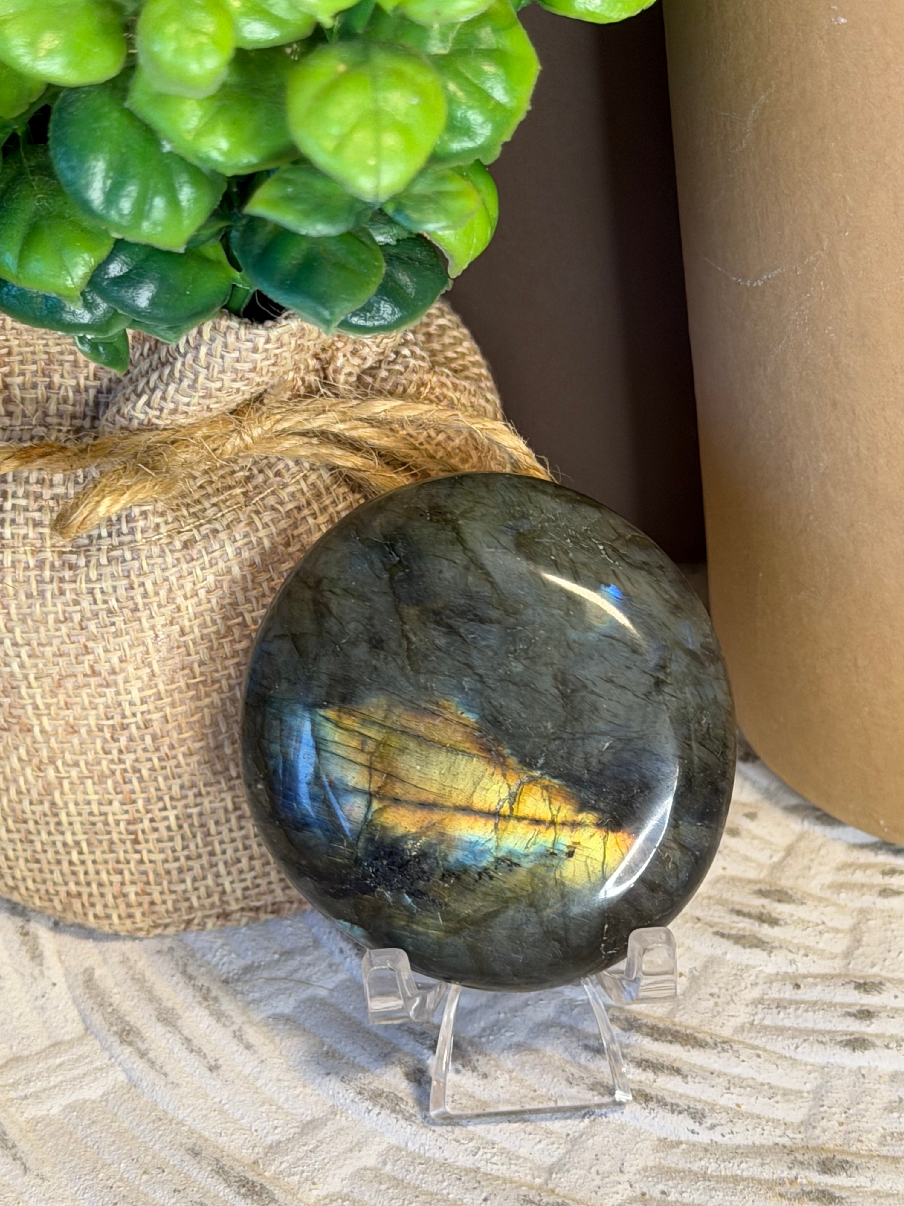 Labradorite Palm Stone