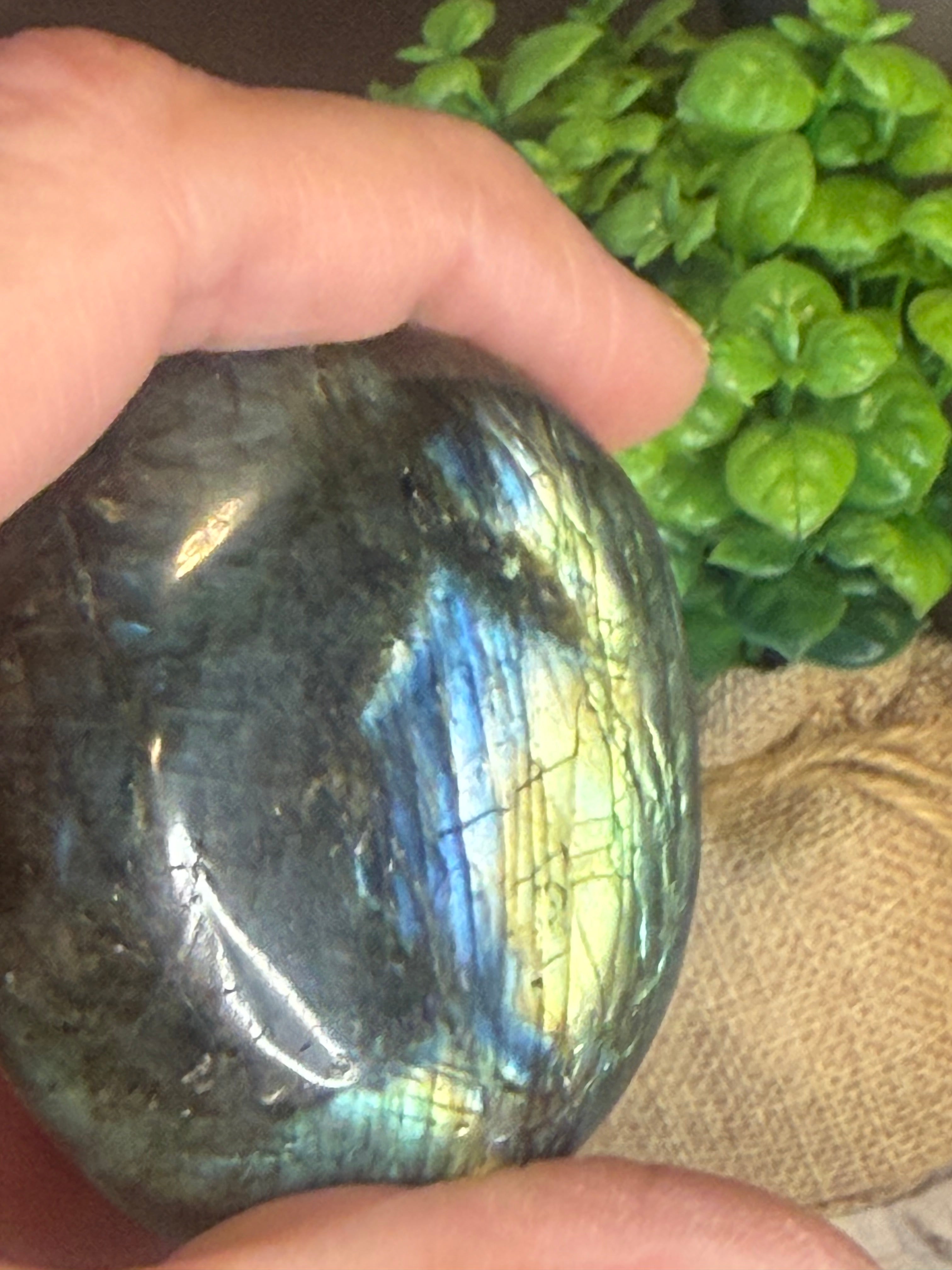 Labradorite Palm Stone