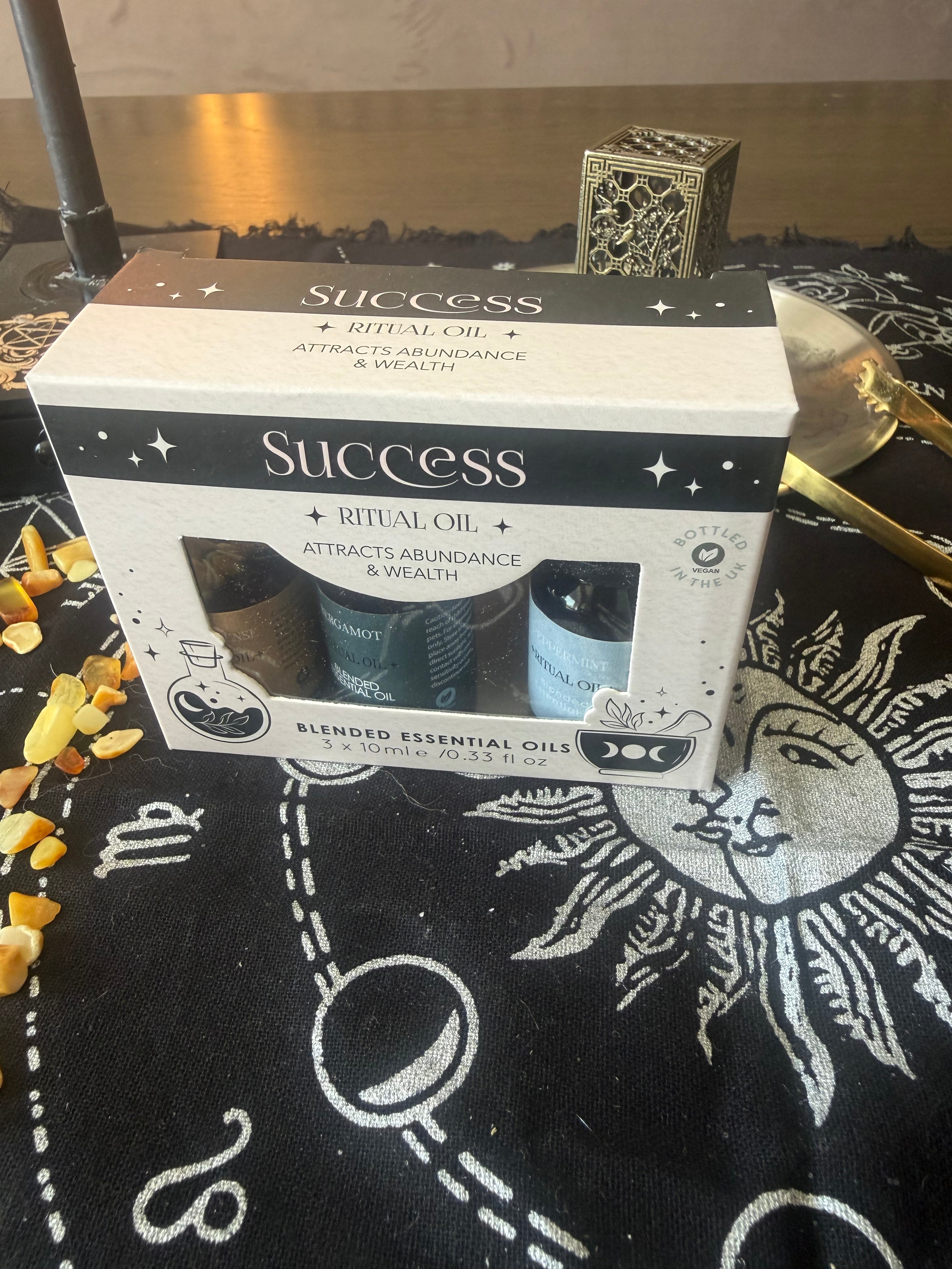Success Ritual Blended Essential Oils Set of 3