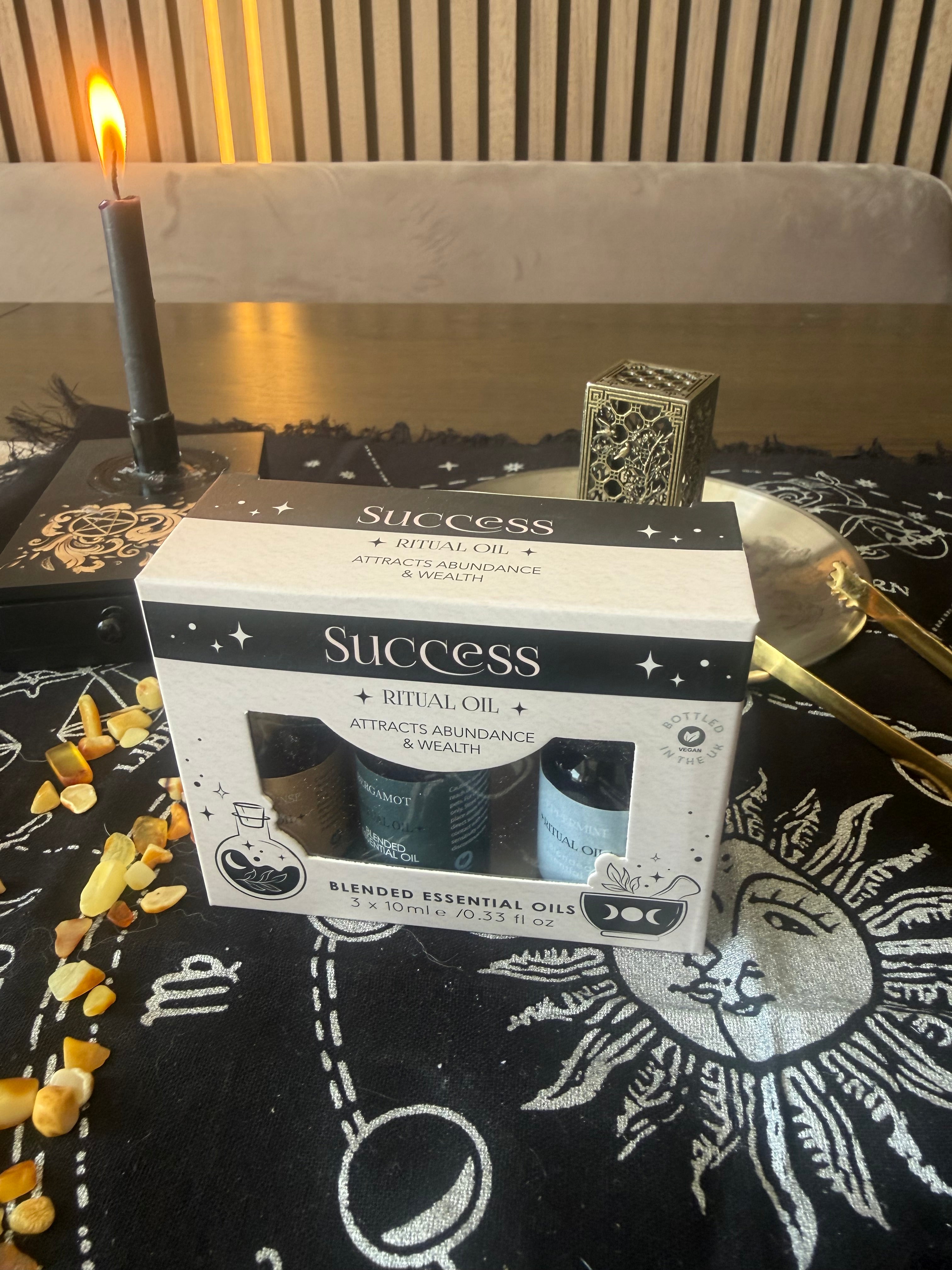 Success Ritual Blended Essential Oils Set of 3