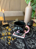 Good Witch Social Club Mug and Coaster Set