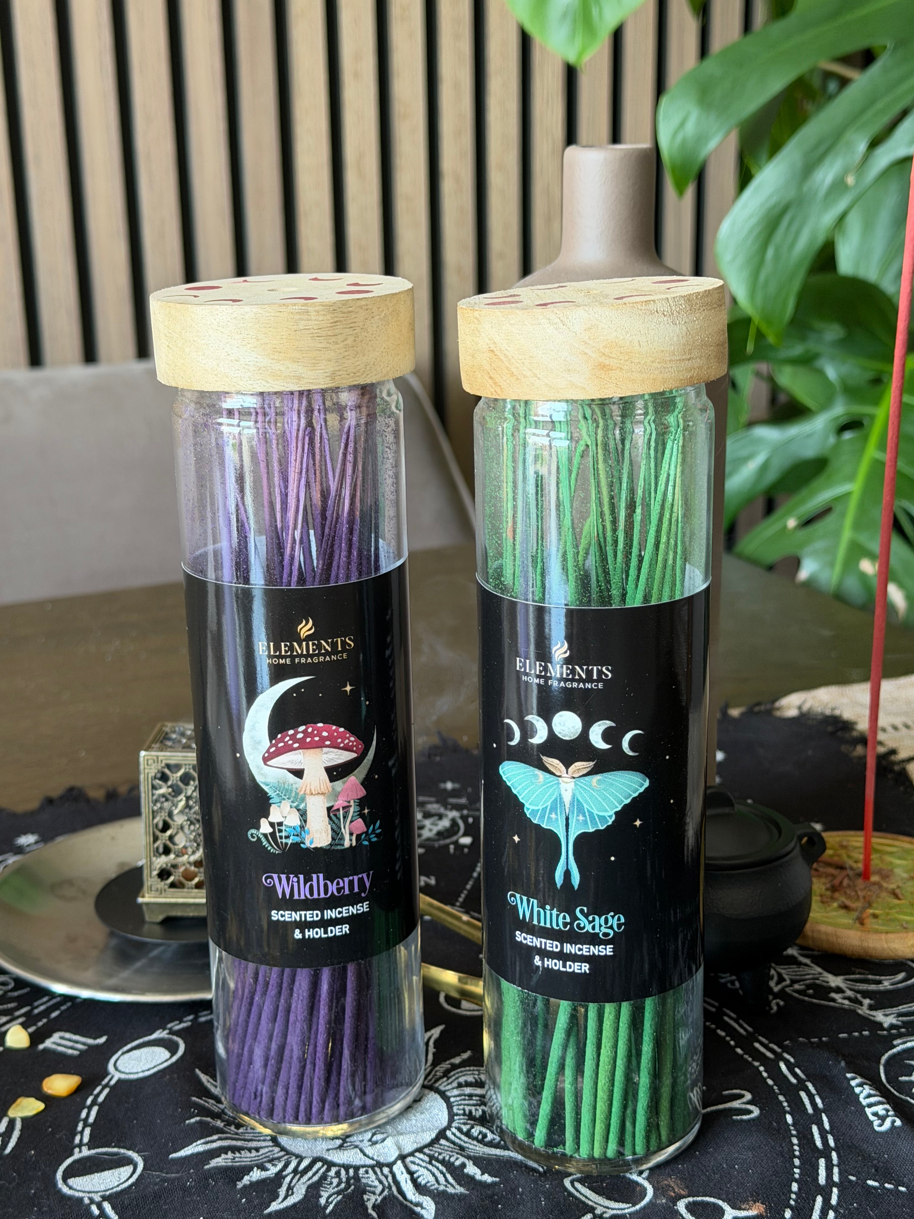 Dark Forest Incense Sticks & Holder | Elements Home Fragrance