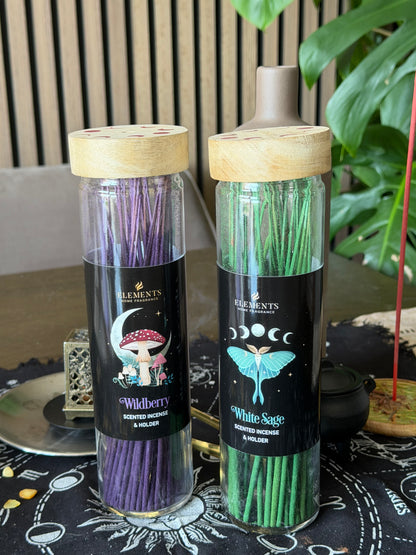 Dark Forest Incense Sticks & Holder | Elements Home Fragrance