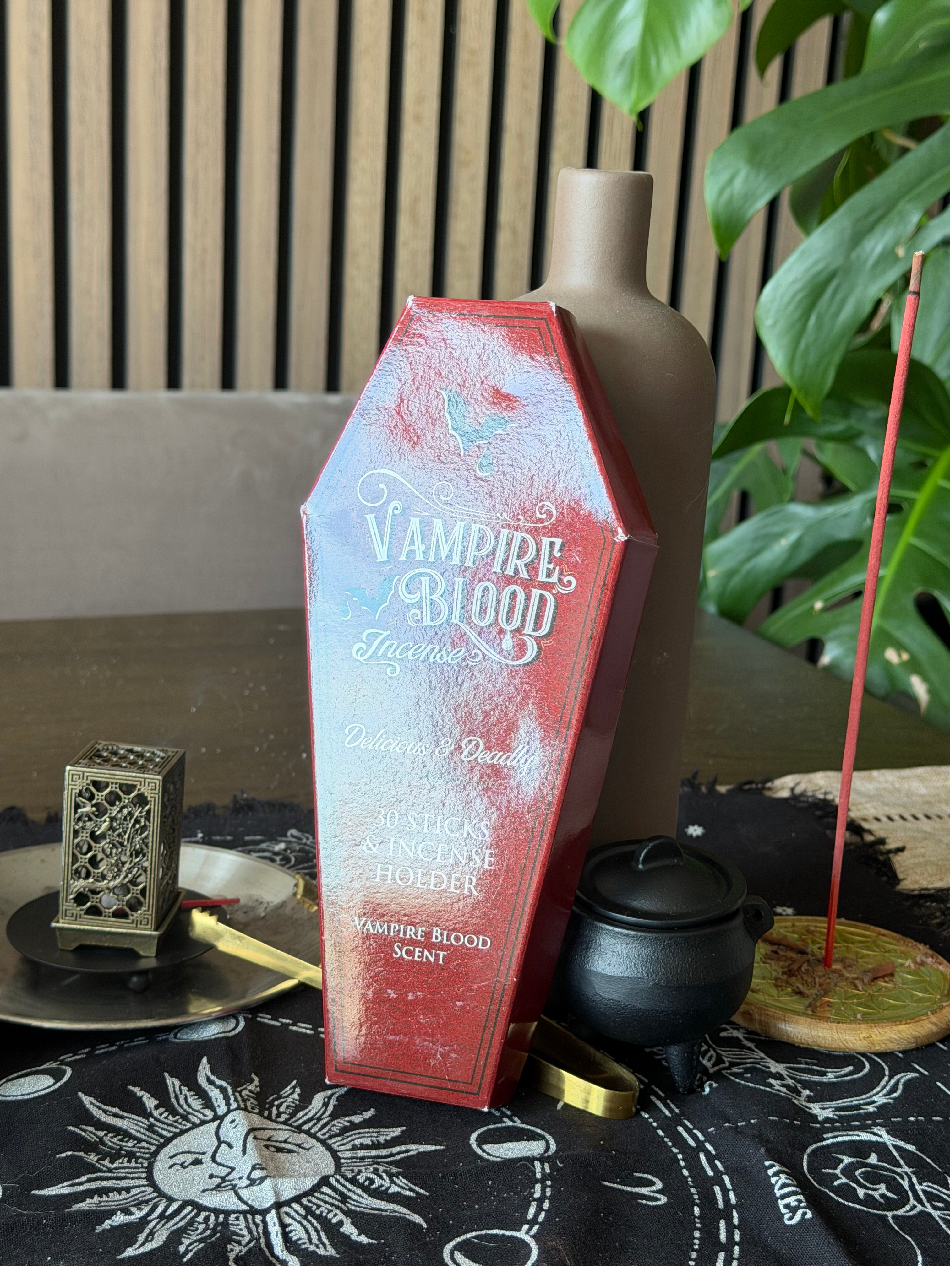 Vampire Blood Incense Sticks & Holder | 30 Sticks